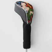 Geisha Golf Headcover (angewinkelt)