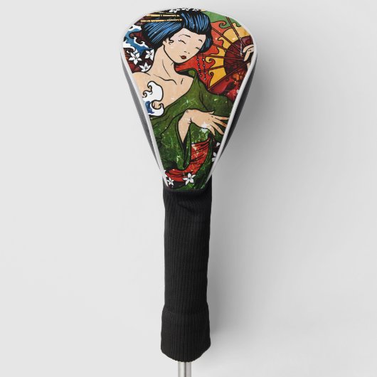 Geisha Golf Headcover (Vorderseite)