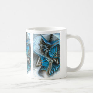 Geisha im Blau Kaffeetasse