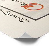 Geisha im Schneesturm Kawase Hasui Poster (Ecke)