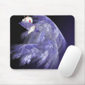 Geisha in dunkelblauem Mousepad (Mit Mouse)