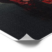 Geisha in Kimono III - Kitsune Poster (Ecke)