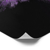 Geisha in Lila Poster (Ecke)