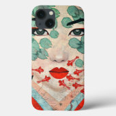 Geisha-Inspiriert, benutzerdefinierbare Telefonzel Case-Mate iPhone Hülle (Rückseite)