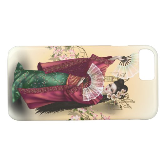 Geisha iPhone Fall Case-Mate iPhone Hülle (Rückseite (Horizontal))