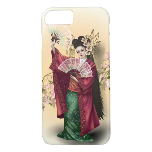 Geisha iPhone Fall Case-Mate iPhone Hülle (Rückseite)