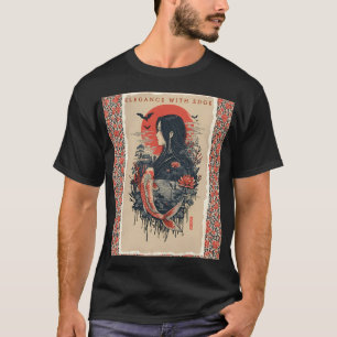 Geisha Japanisch – Retro-Japanische Geisha-Ästhet T-Shirt