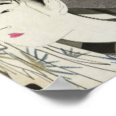 Geisha Japanisch Vintag-orientalisch Kimono Poster (Ecke)