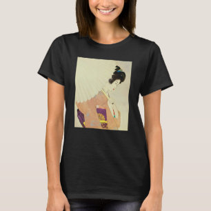 Geisha Japanische Frau Umbrella Kimono Shin hanga  T-Shirt