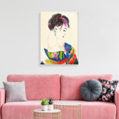Geisha japanische Kunst Leinwanddruck (Insitu (Wohnzimmer))