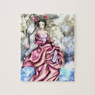 Geisha-japanischer Stil Puzzle