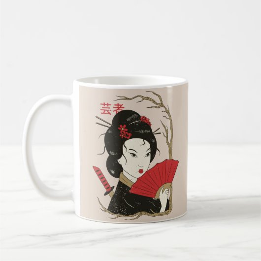 Geisha Kaffeetasse (Links)