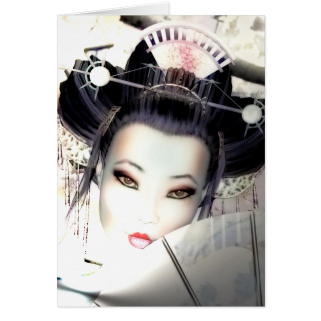 Geisha-Karte (Vorne)