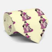 Geisha Krawatte (Gerollt)