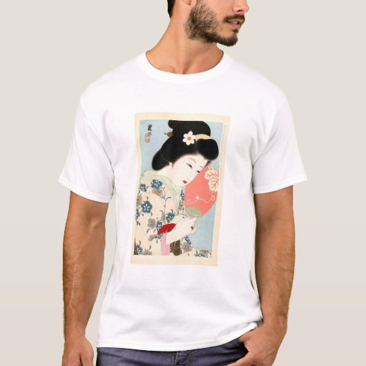 Geisha Lady Art T-Shirt (Vorderseite)