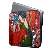 Geisha Laptopschutzhülle (Vorderseite Links)