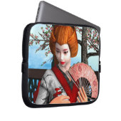 Geisha Laptopschutzhülle (Vorne Rechts)