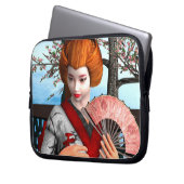 Geisha Laptopschutzhülle (Vorderseite Links)