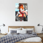 Geisha Leinwanddruck (Insitu (Schlafzimmer))