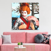 Geisha Leinwanddruck (Insitu (Wohnzimmer))