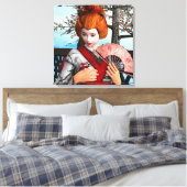 Geisha Leinwanddruck (Insitu (Schlafzimmer))