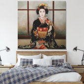 Geisha Leinwanddruck (Insitu (Schlafzimmer))