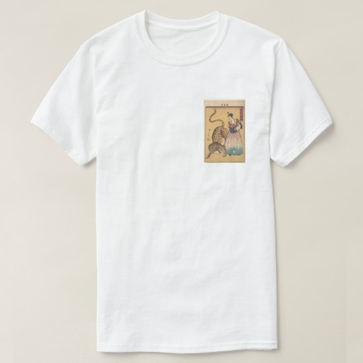 Geisha & Leopard T - Shirt (Design vorne)