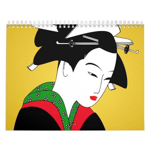 Geisha-Mädchen Kalender (Titelbild)
