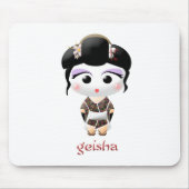Geisha-Mädchen Mousepad (Vorne)