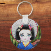 Geisha-Mädchen Schlüsselanhänger (Vorderseite)