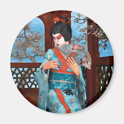 Geisha Magnet (Vorne)