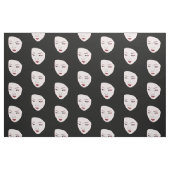 Geisha-Maske Stoff (Fat Quarter (45,7 x 55,9 cm))