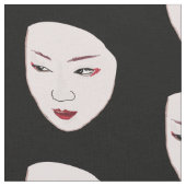 Geisha-Maske Stoff (Nahaufnahme)