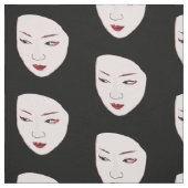 Geisha-Maske Stoff (Muster)