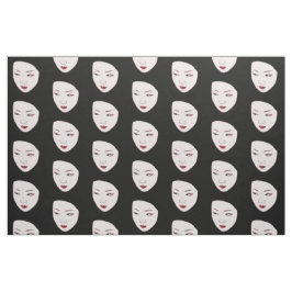 Geisha-Maske Stoff