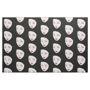 Geisha-Maske Stoff