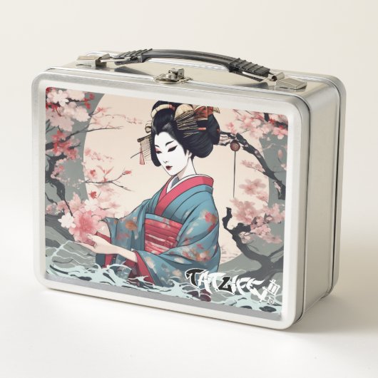 Geisha Metal Lunchbox (Vorderseite)