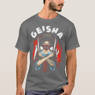 Geisha mit KatanaJapanische KunstJapanische Geisha T-Shirt