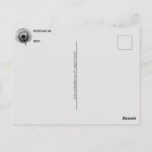 Geisha mit Lüstern, Postkreuz Postkarte (Rückseite)