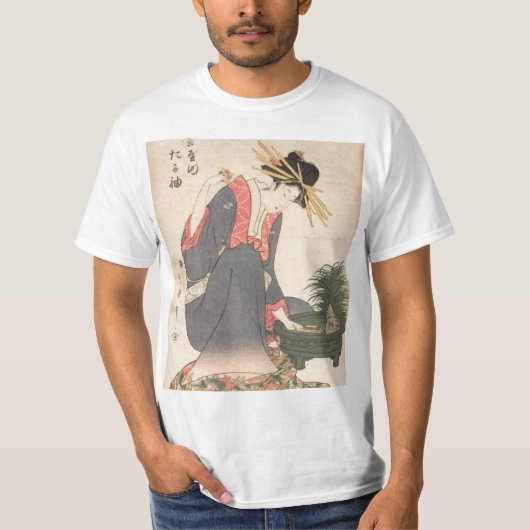 Geisha mit Spielzeug-Boot T-Shirt (Vorderseite)