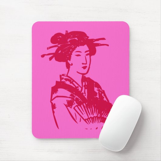 Geisha Mousepad (Mit Mouse)