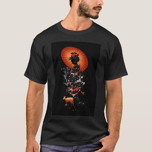Geisha Natur T-Shirt (Vorderseite)