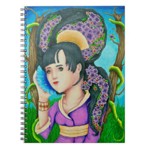 Geisha of the Forest Spiral Notebook Notizblock