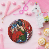 Geisha Pappteller (Party)