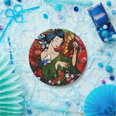 Geisha Pappteller (Party)