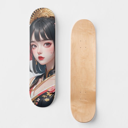 GEISHA PIRATE 1 SKATEBOARD (Vorderseite)