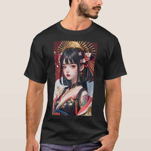 GEISHA PIRATE 1 T-Shirt (Vorderseite)
