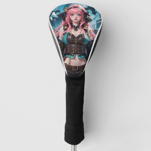 GEISHA PIRATE 2 GOLF HEADCOVER (Vorderseite)