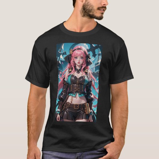 GEISHA PIRATE 2 T-Shirt (Vorderseite)