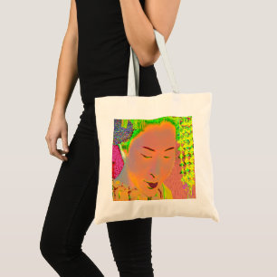 Geisha Pop Art Large Tote Bag Tragetasche